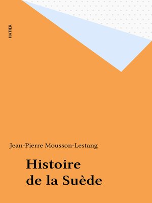 cover image of Histoire de la Suède